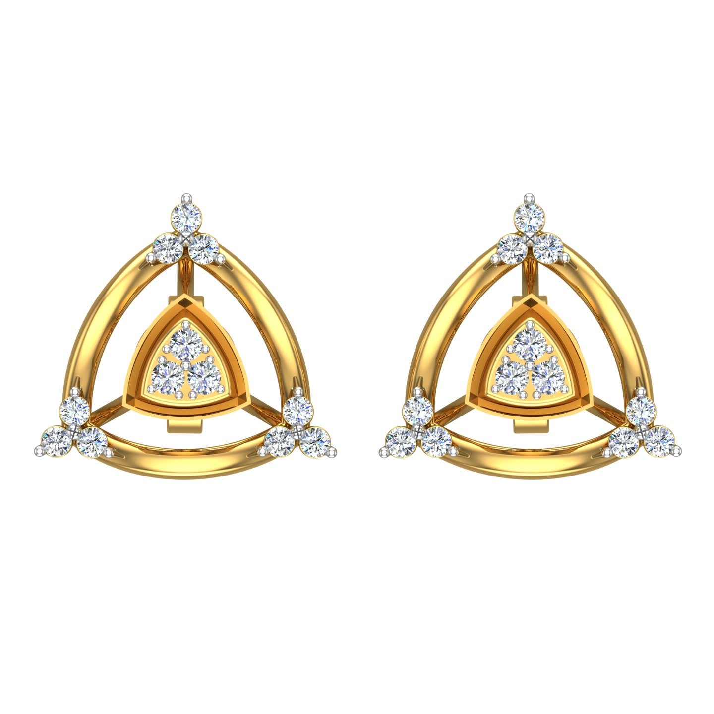 Light weight Diamonds Earrings