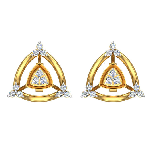Light weight Diamonds Earrings