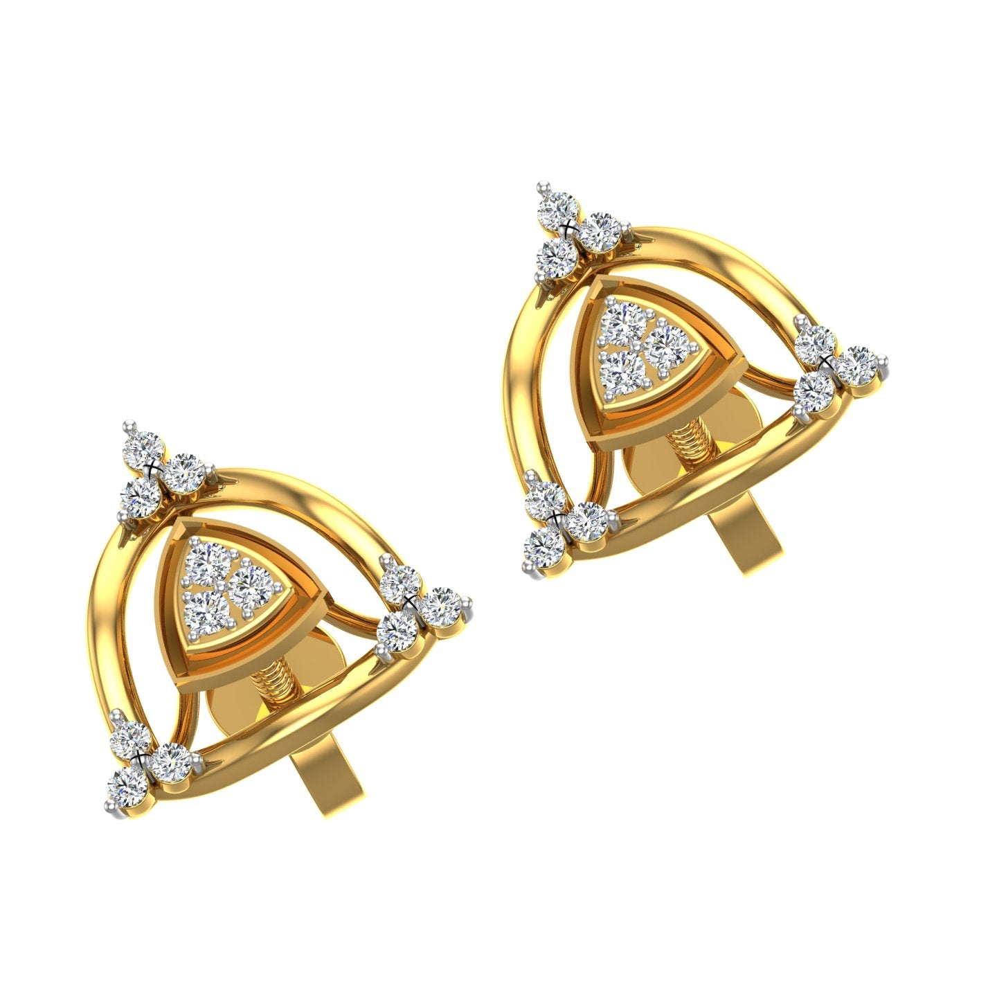 Light weight Diamonds Earrings