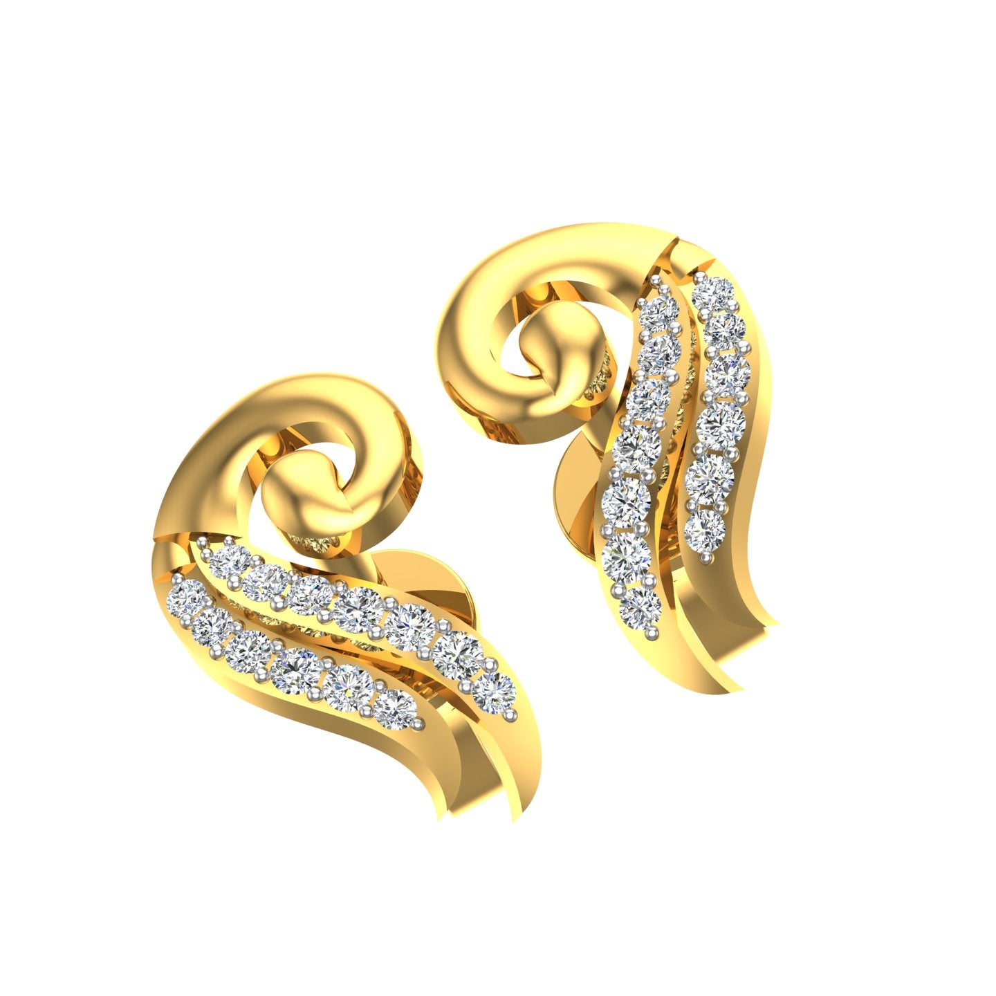 Light weight Diamonds Earrings