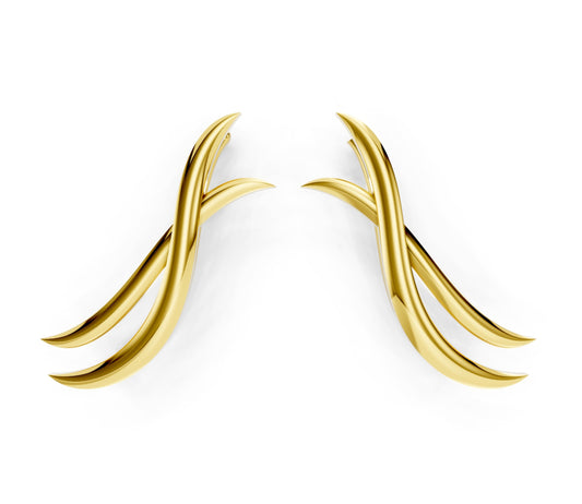 Golden Wings Earrings