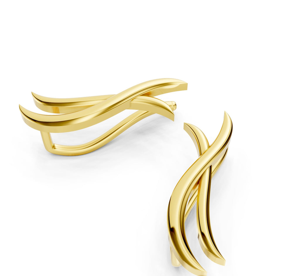 Golden Wings Earrings
