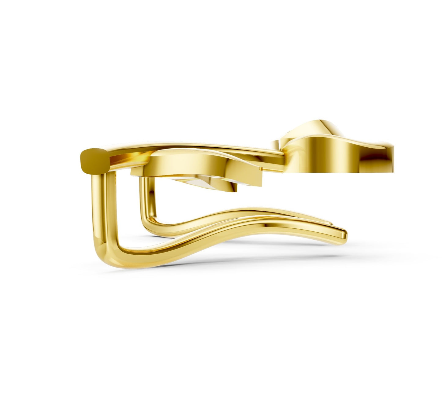 Golden Tulip Vine Earrings