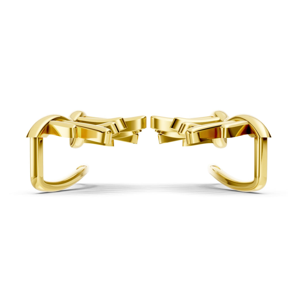 Aurora Fern Gold Earrings