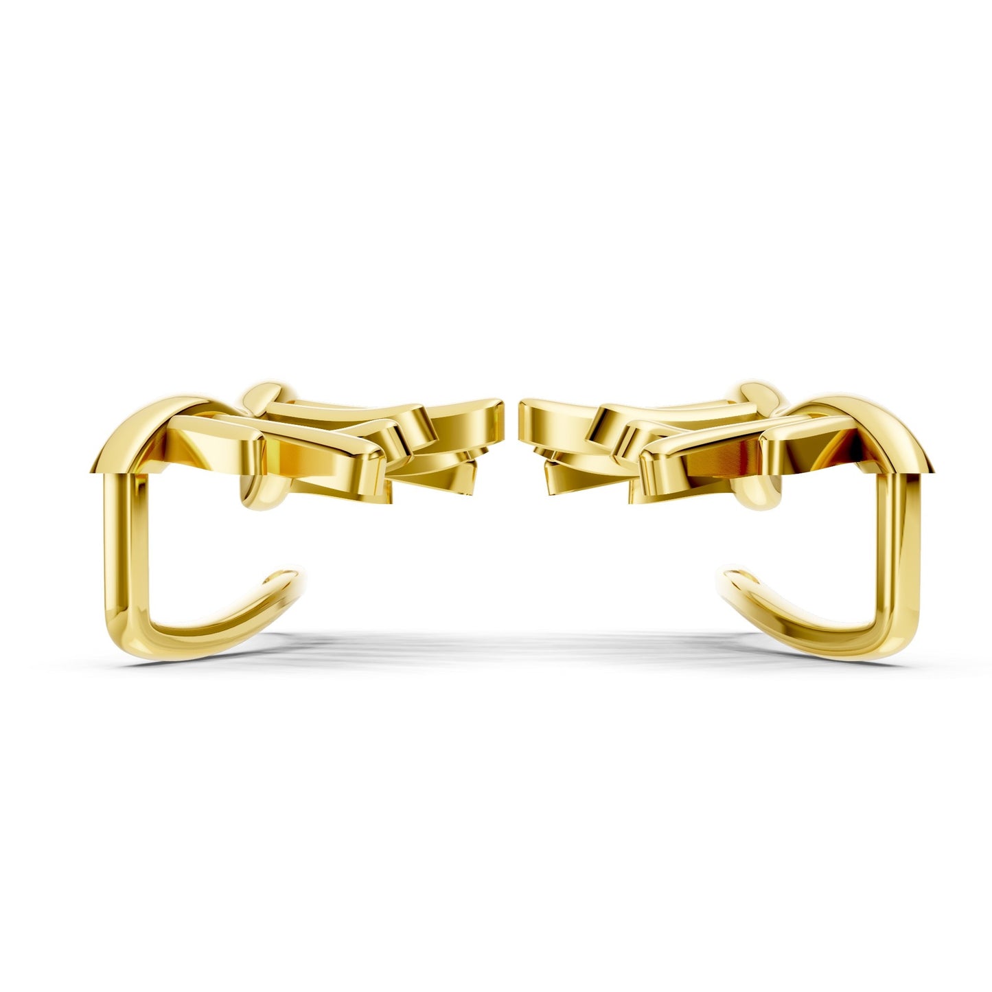 Aurora Fern Gold Earrings