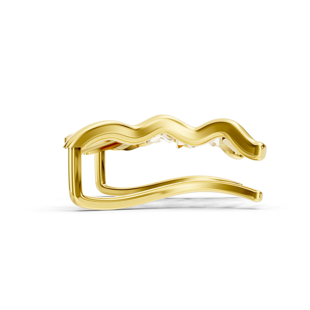 Aurora Fern Gold Earrings