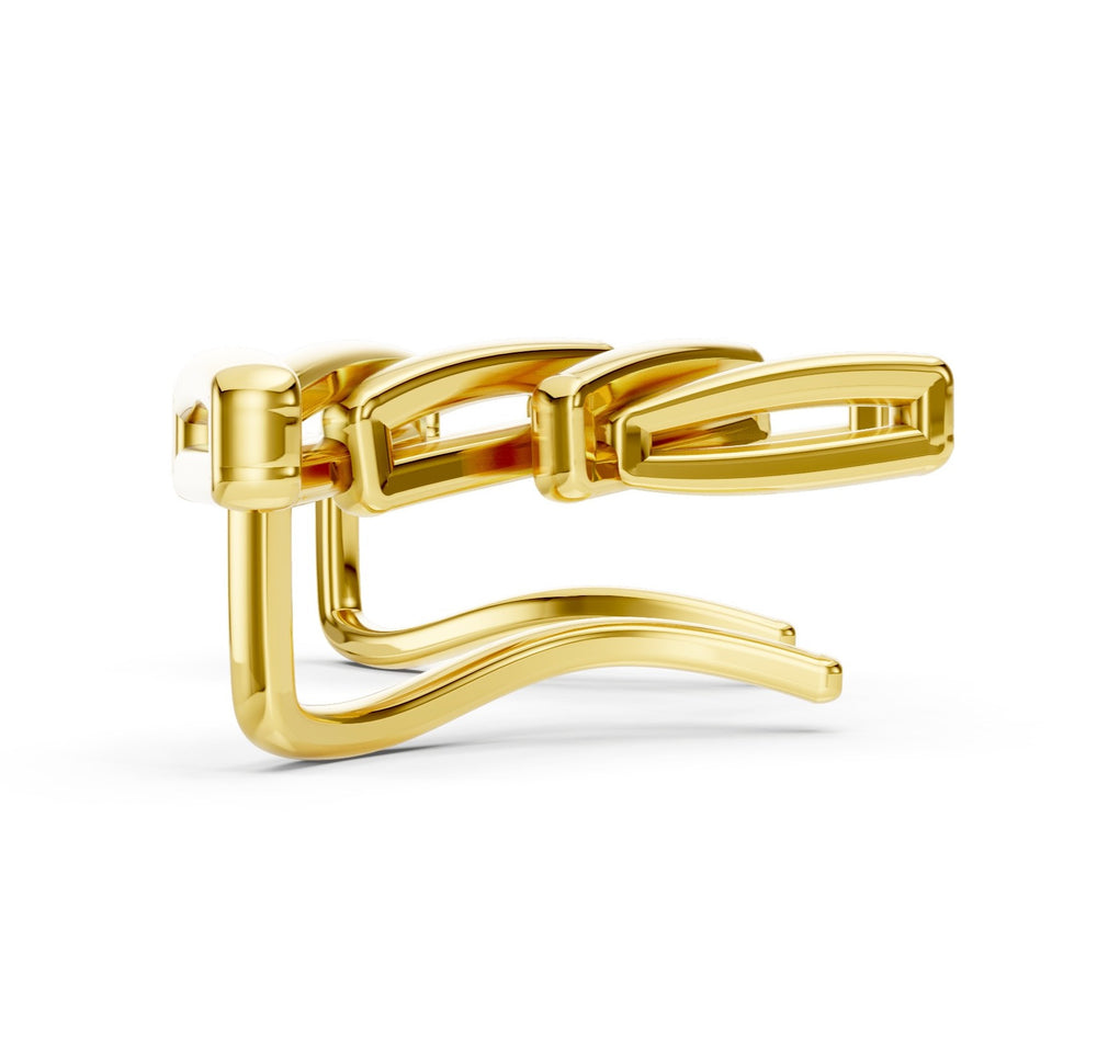 Golden Harmony Bar Earrings