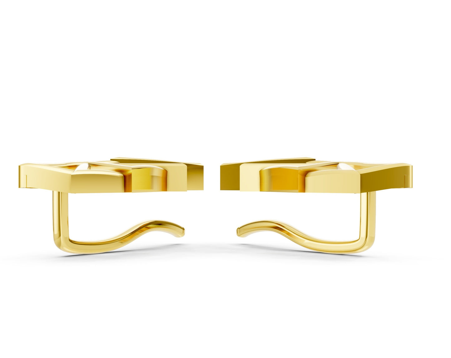 TriAura Geometric Earrings