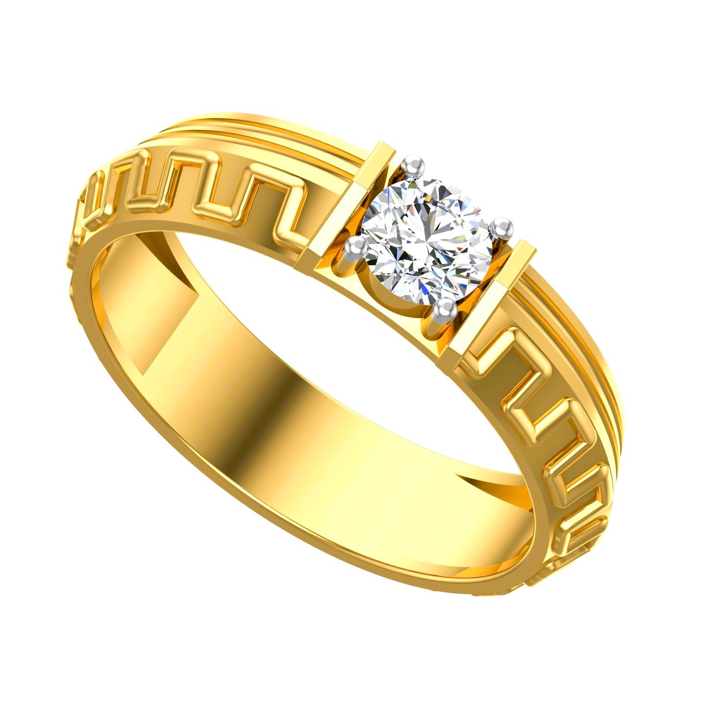Solitaire Gents Ring