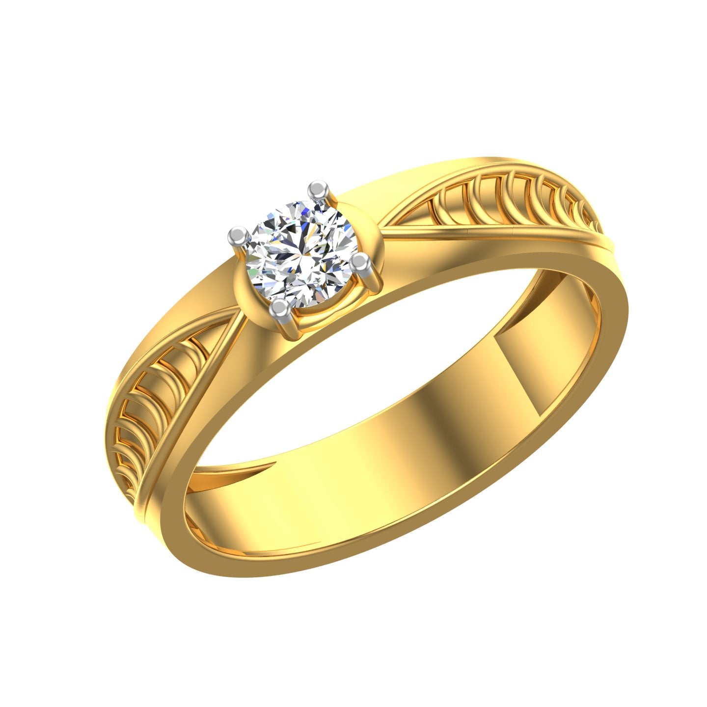 Solitaire Gents Ring