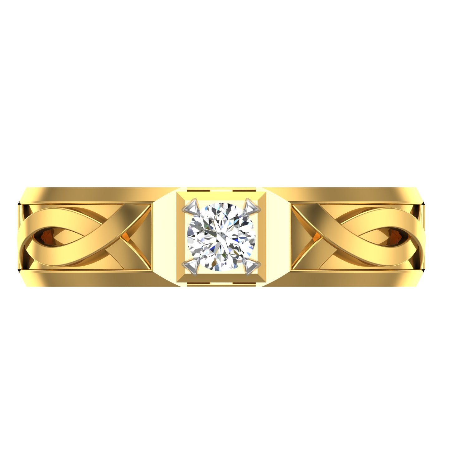 Solitaire Gents Ring