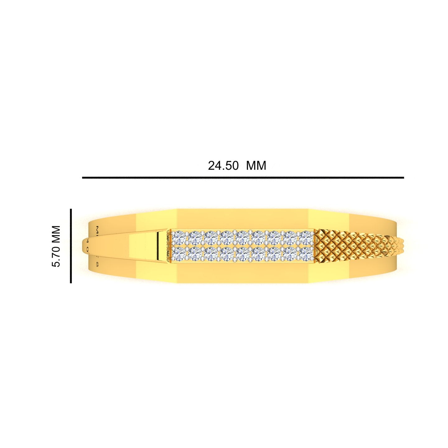 Twin Aura Diamond Ladies Ring