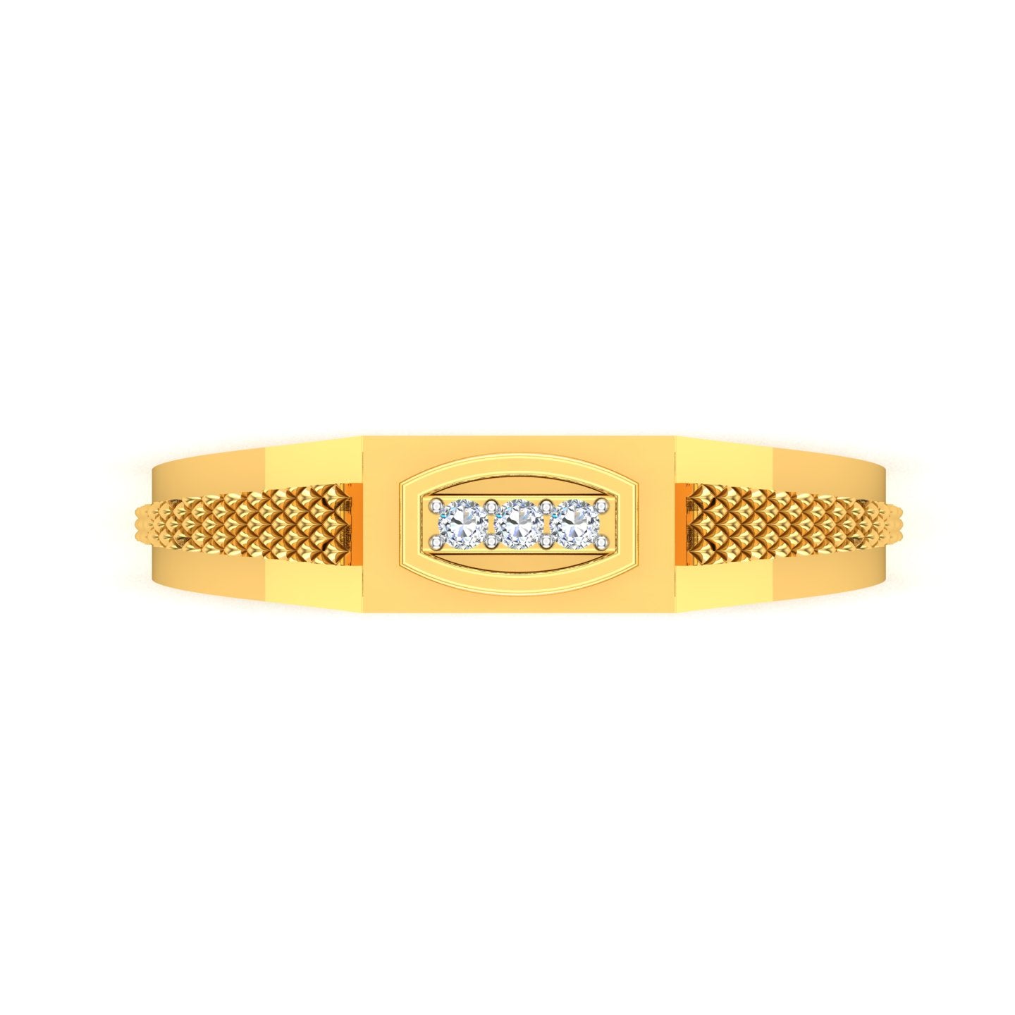 Royal Crest Diamond Gents Ring