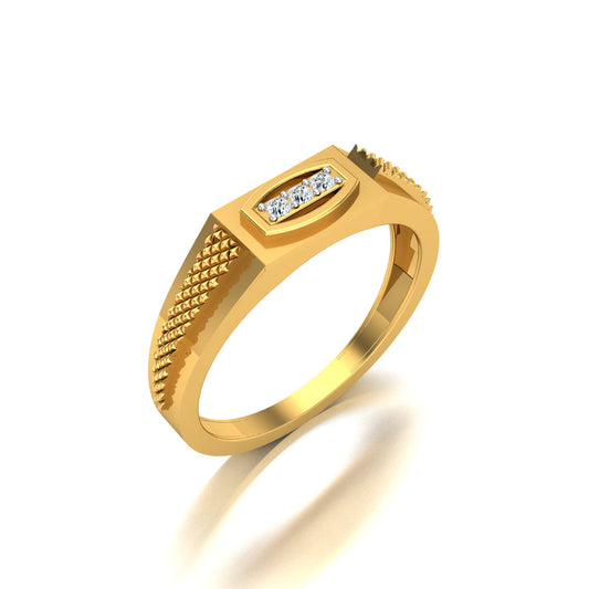 Royal Crest Diamond Gents Ring