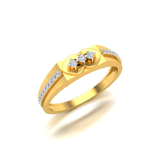 Twin Aura Diamond Ladies Ring