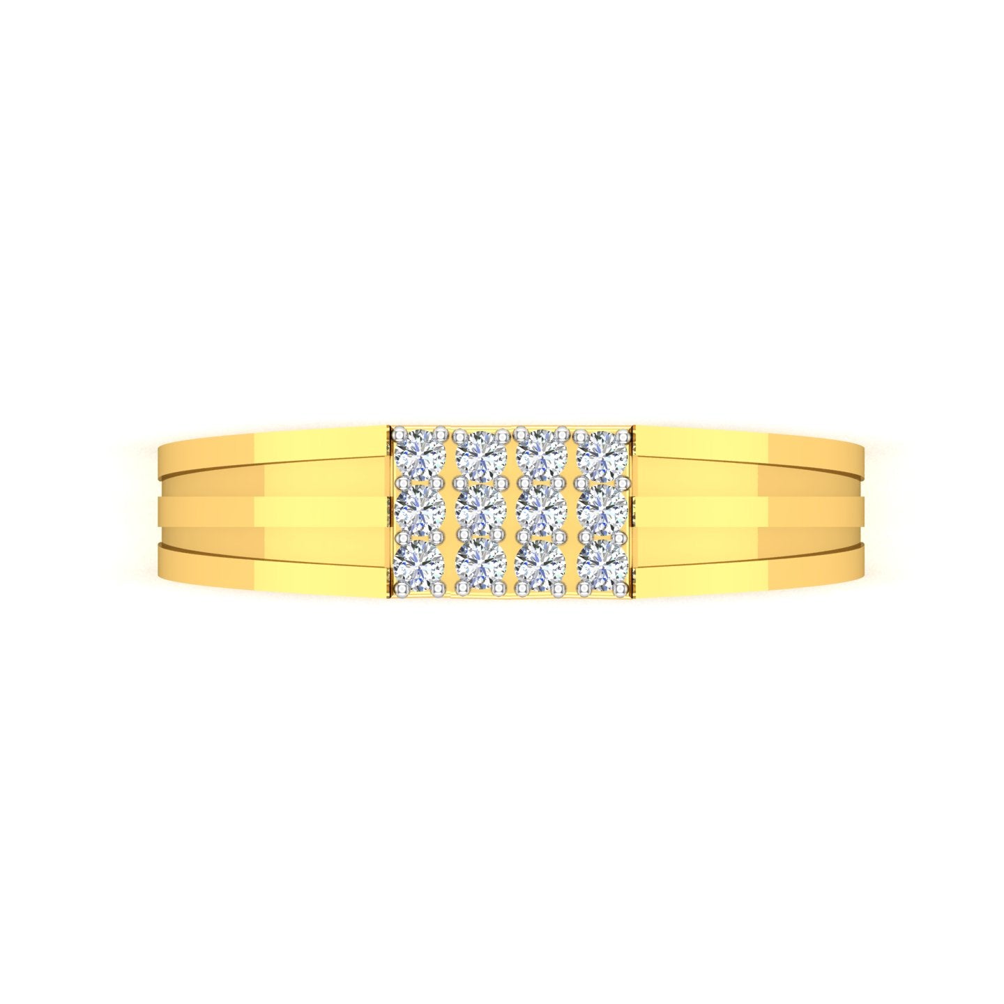 Imperial Grid Diamond Ring