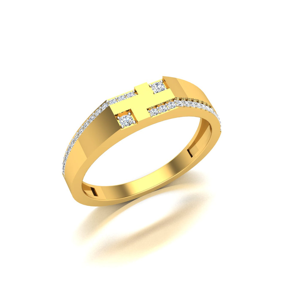 Infinity Cross Diamond Ring
