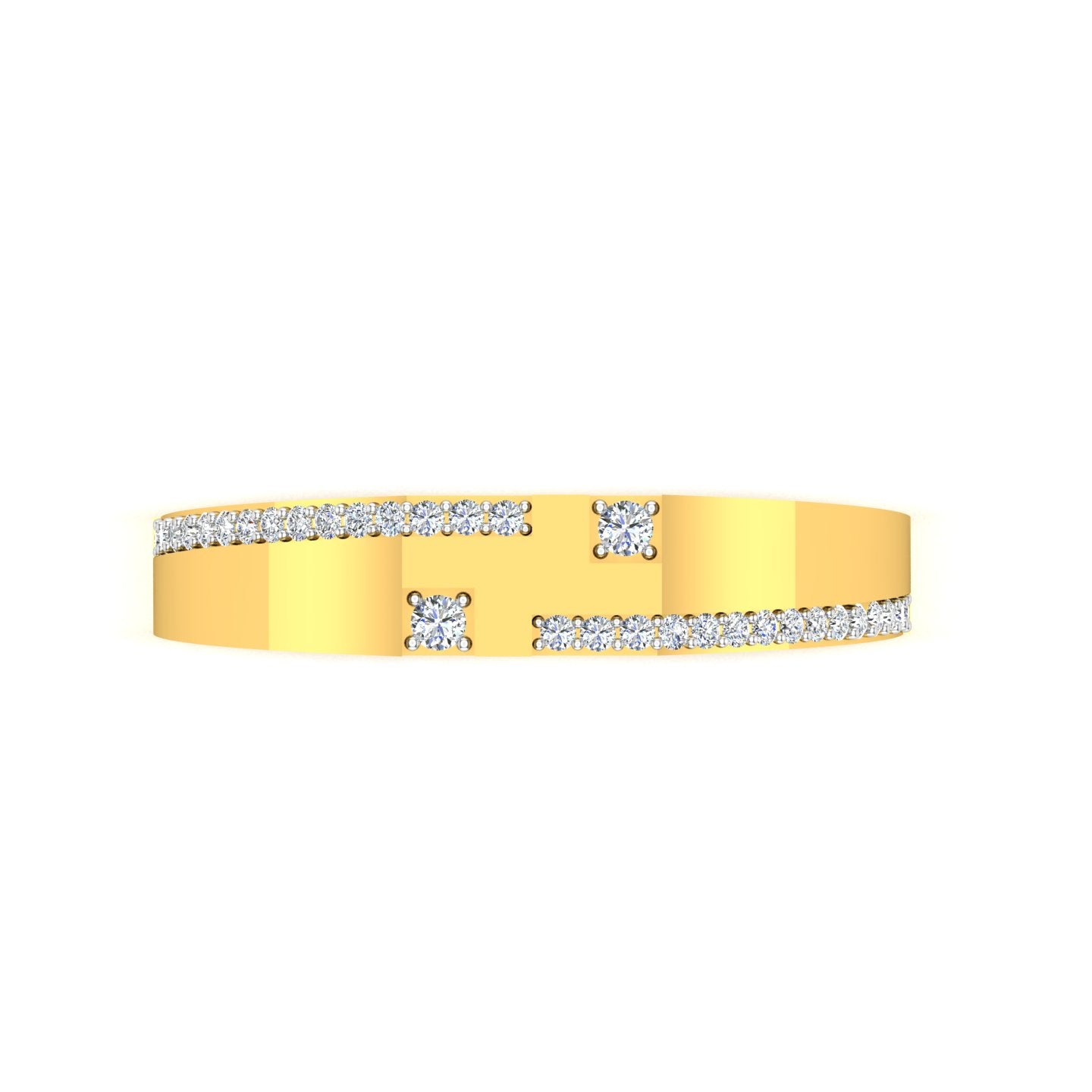 Infinity Cross Diamond Ring