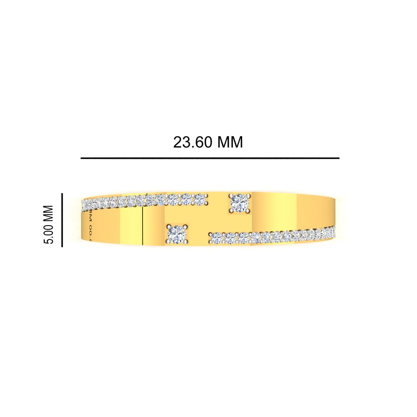 Infinity Cross Diamond Ring