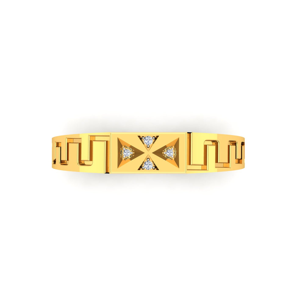 Triad Prism Diamond Ring