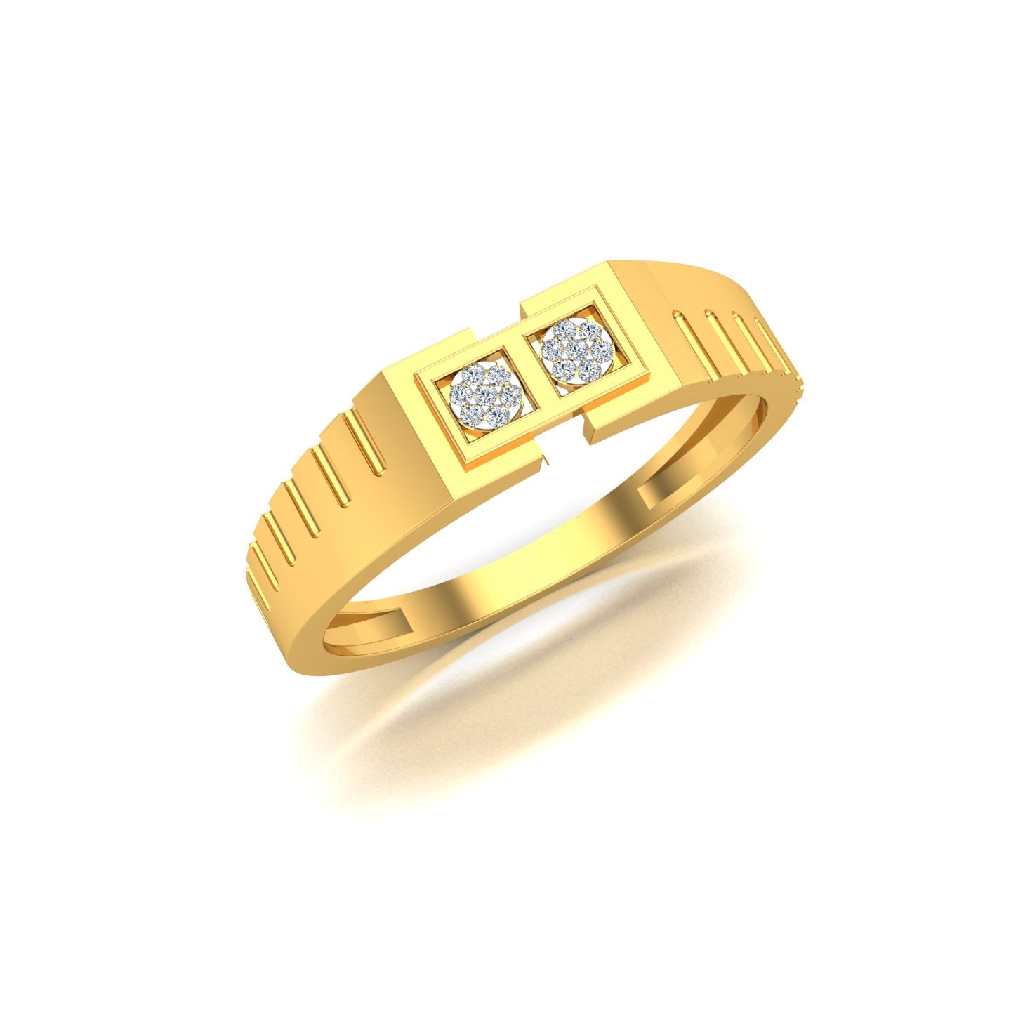 Dual Bloom Diamond Ring