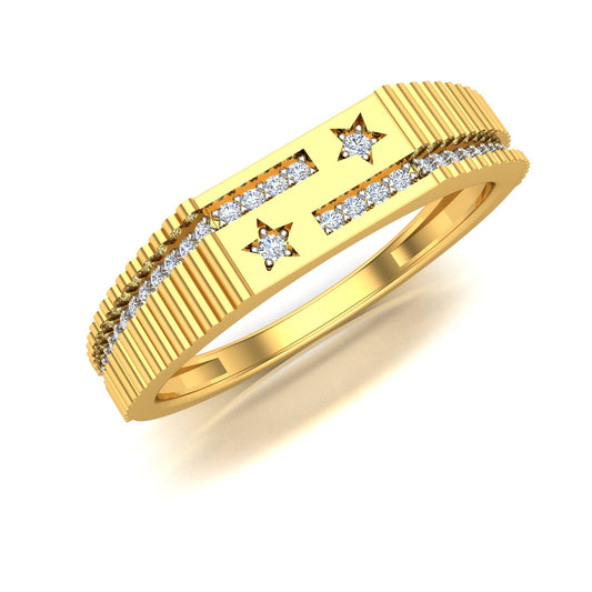 Starlight Crest Diamond Ring