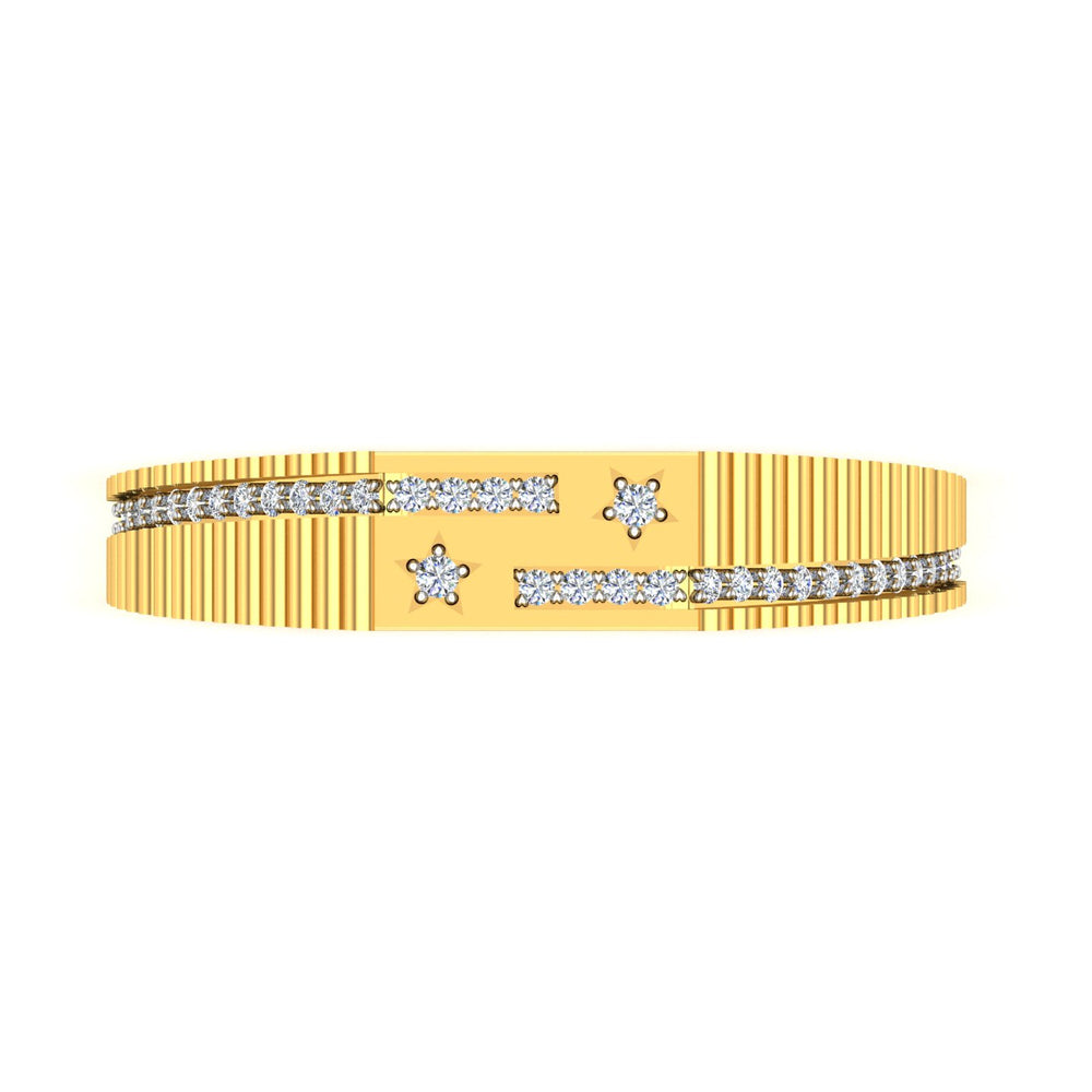 Starlight Crest Diamond Ring