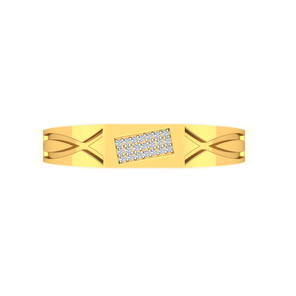 Elite Panel Diamond Ring