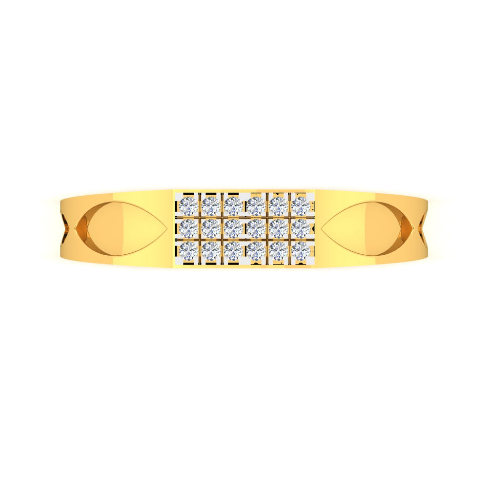 Imperial Grid Diamond Ring
