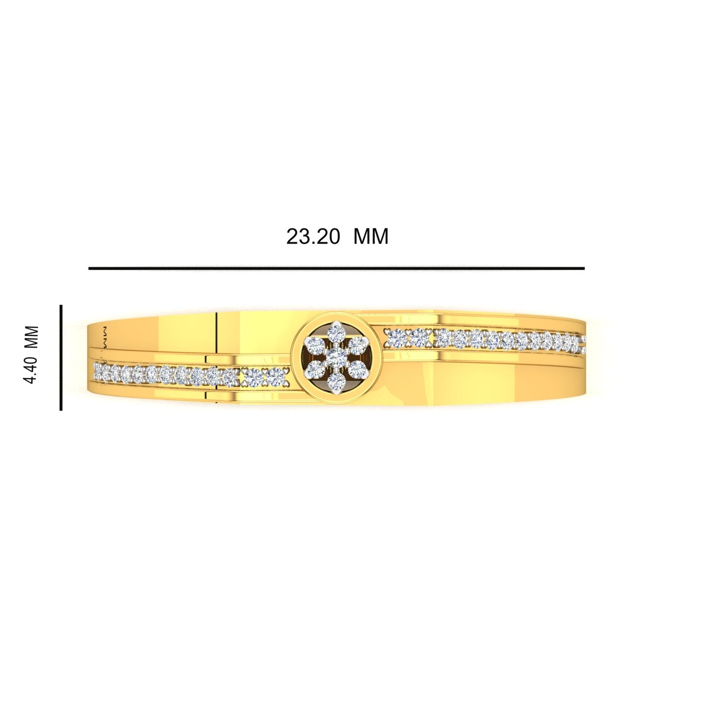 Floral Wave Diamond Ring