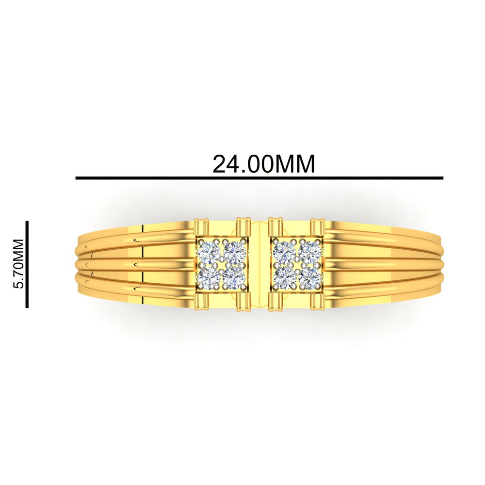 Twin Crown Diamond Ring