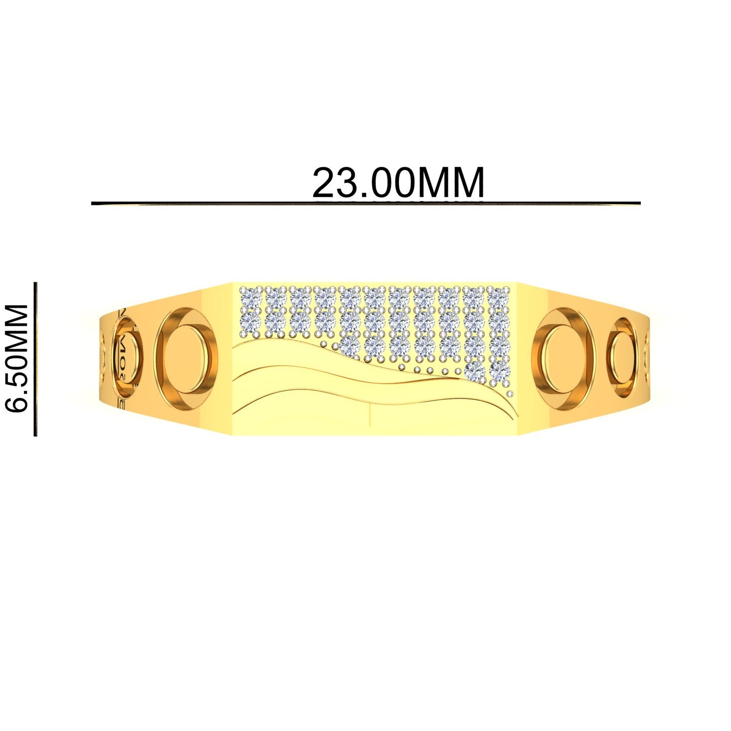 Royal Wave Diamond Ring