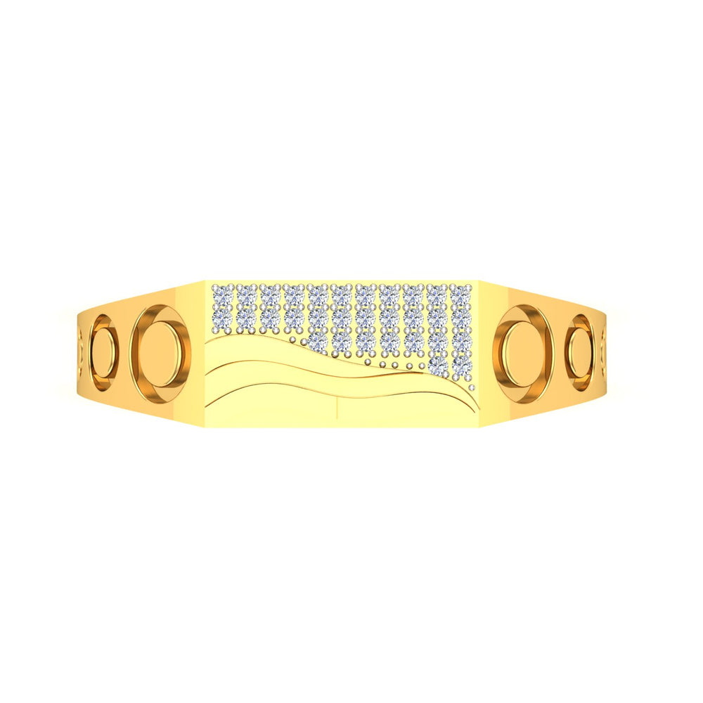 Royal Wave Diamond Ring
