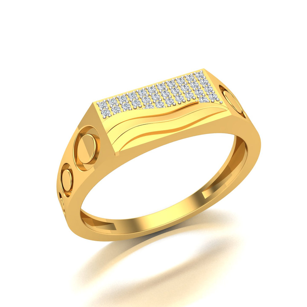 Royal Wave Diamond Ring