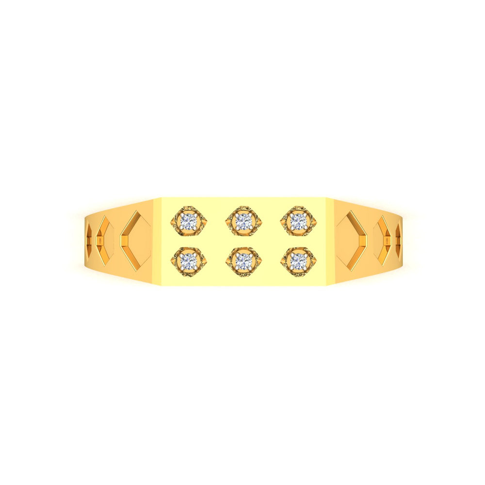 Hexa Spark Diamond Ring