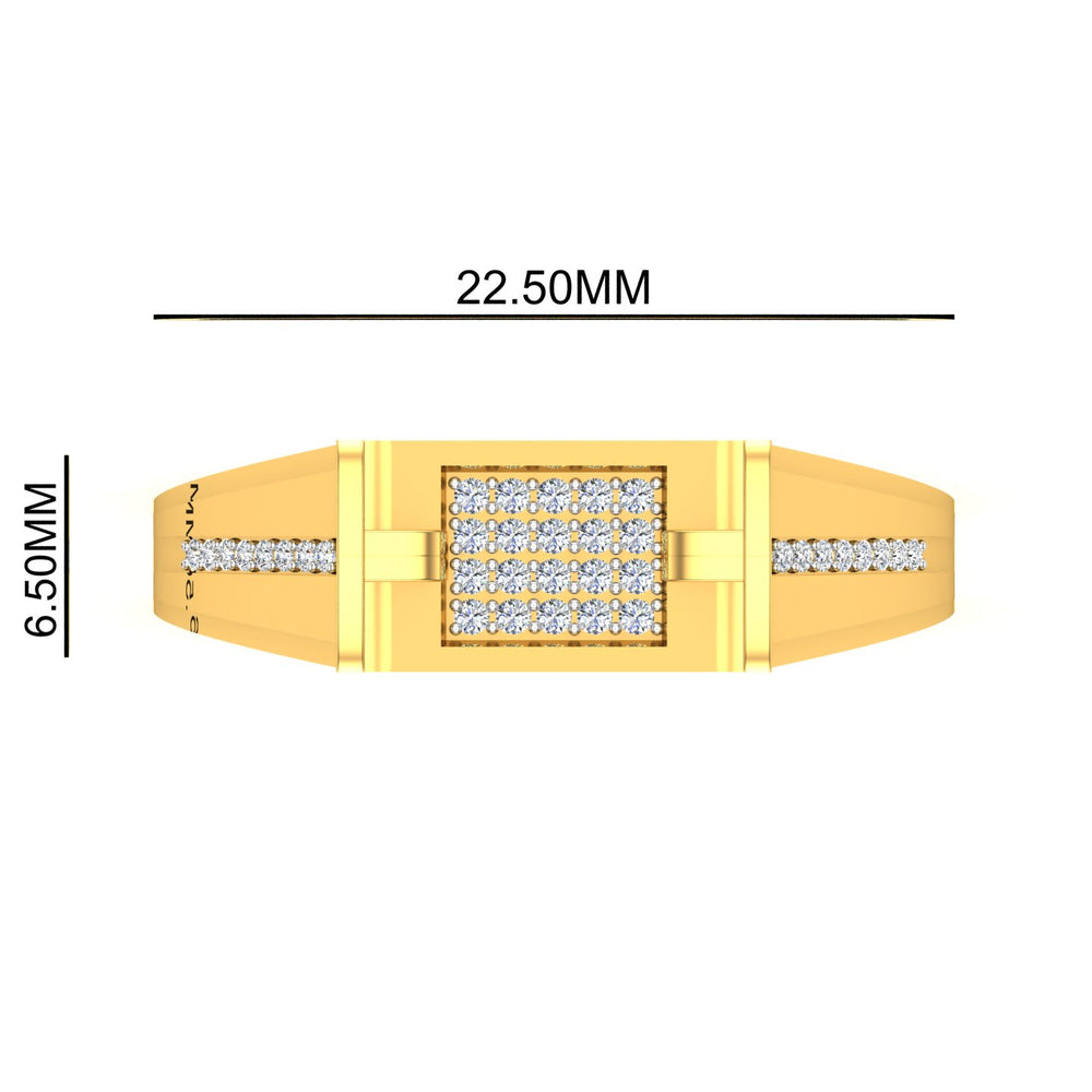 Imperial Panel Diamond Ring