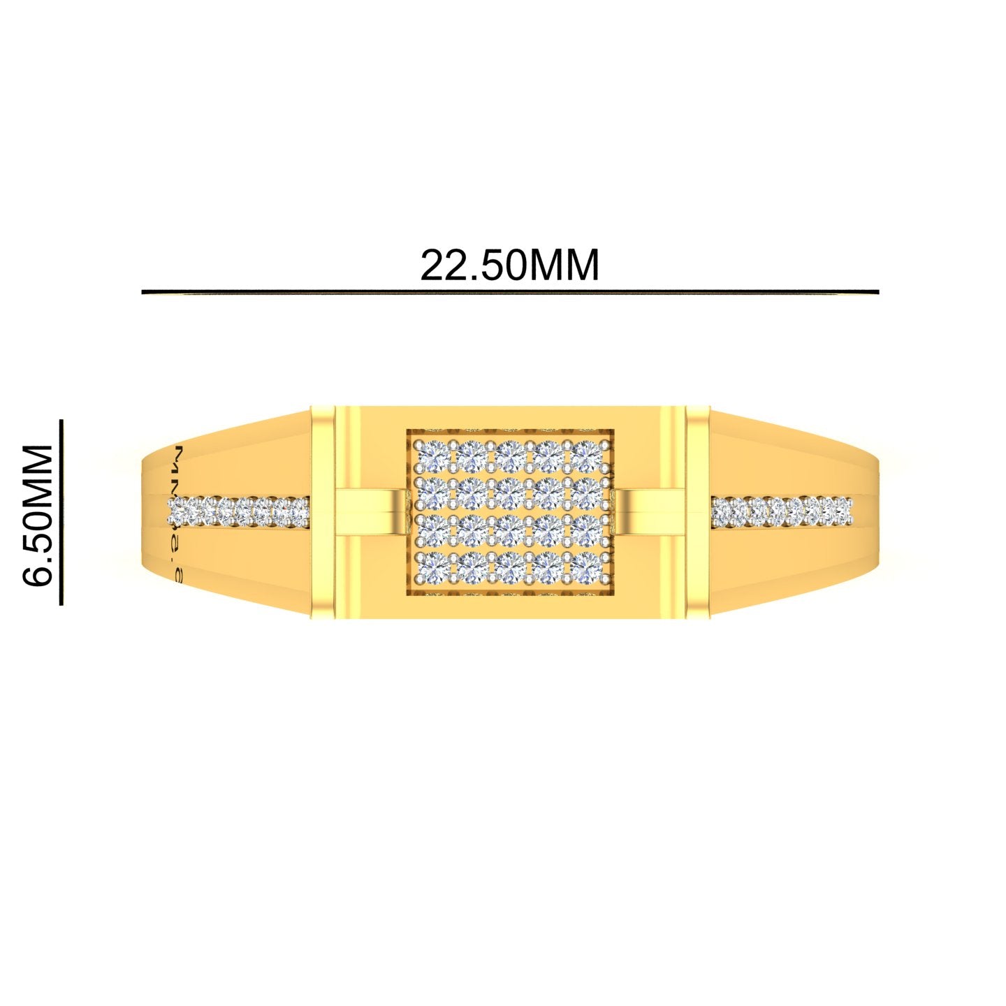 Imperial Panel Diamond Ring