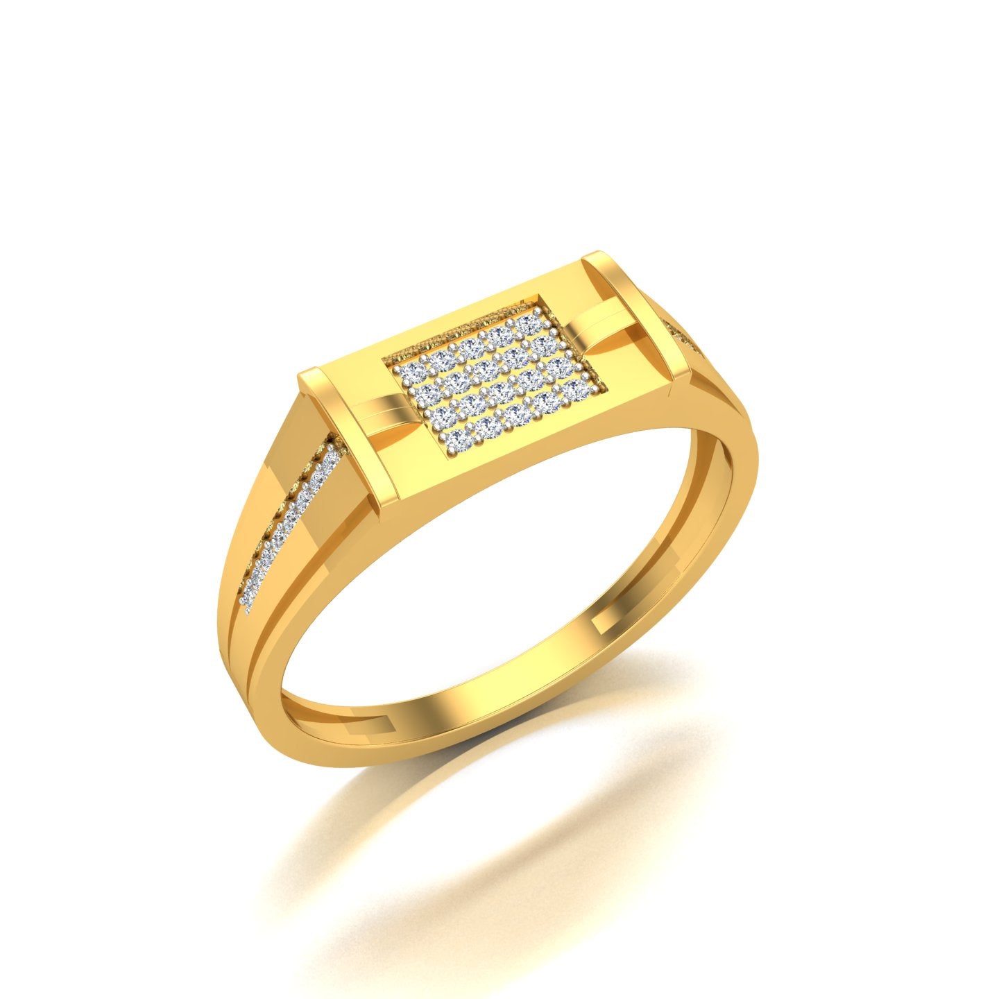 Imperial Panel Diamond Ring