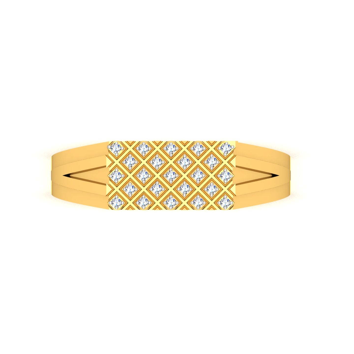 Royal Mesh Diamond Ring