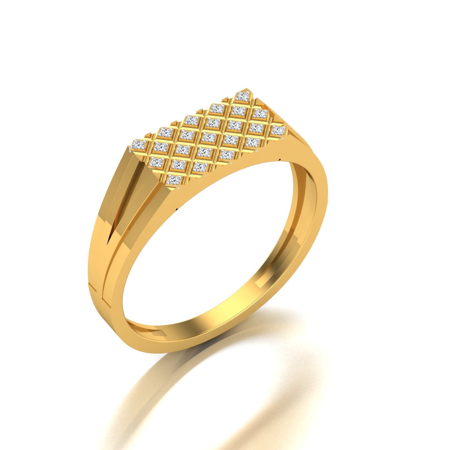 Royal Mesh Diamond Ring