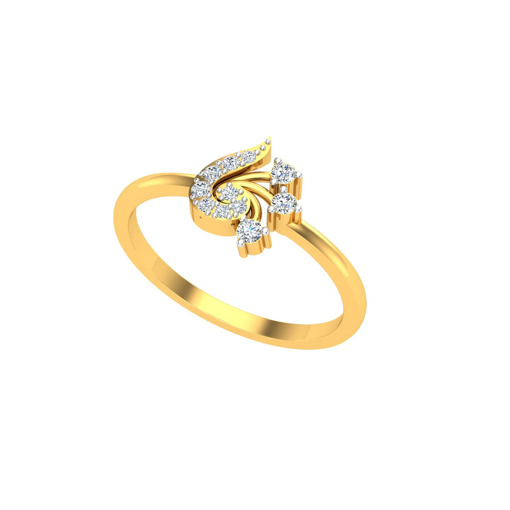 Royal Paisley Diamond Ring