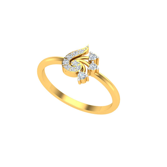 Royal Paisley Diamond Ring