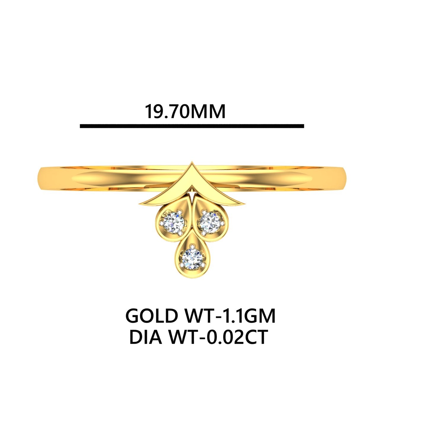 Royal Trillium Diamond Ring