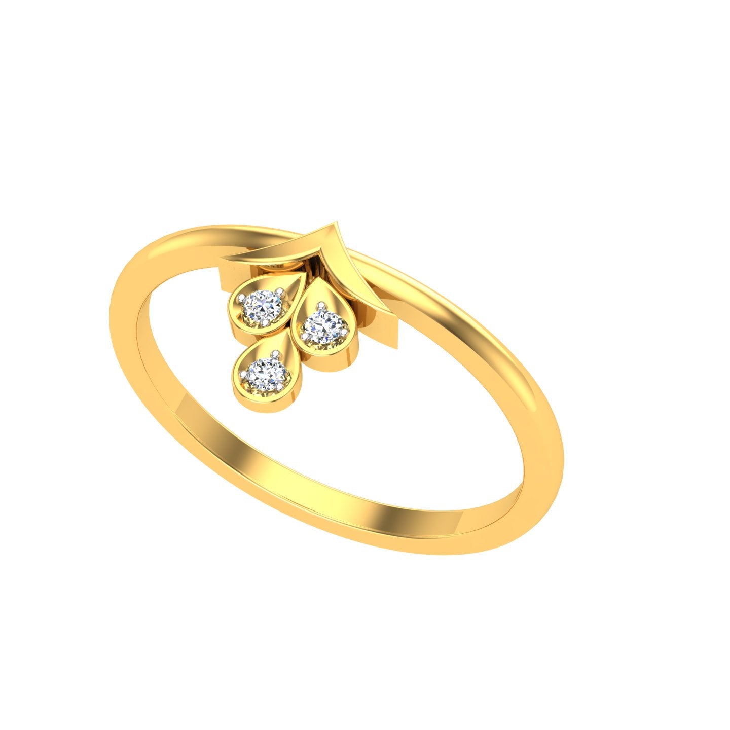 Royal Trillium Diamond Ring