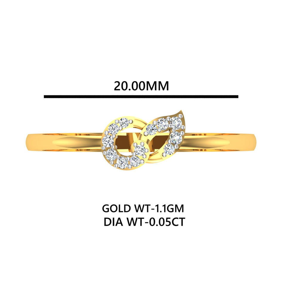 Twin Heart Diamond Ring