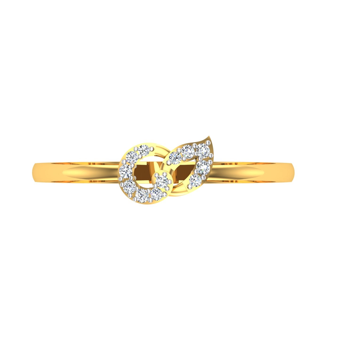 Twin Heart Diamond Ring