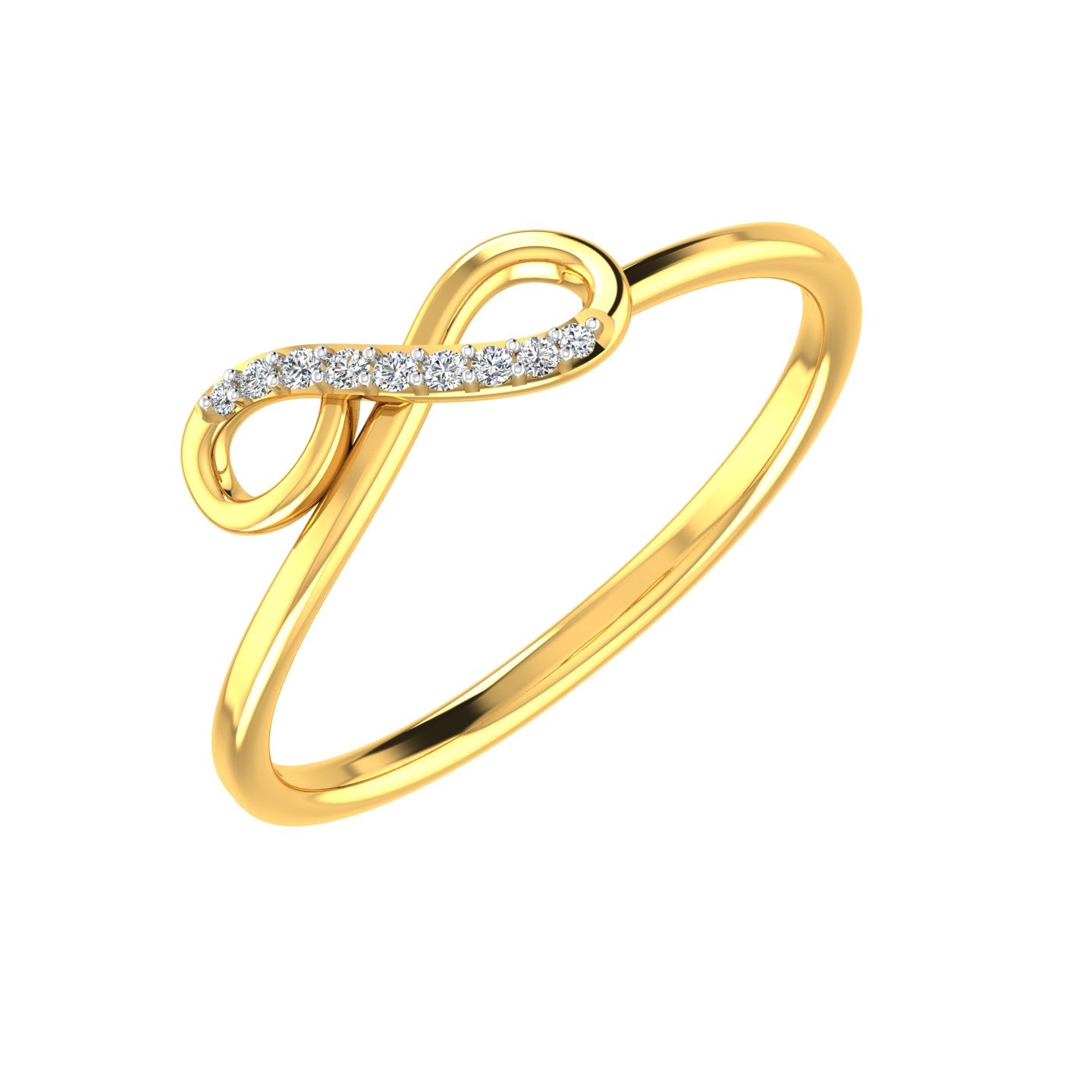 Infinity Spark Diamond Ring