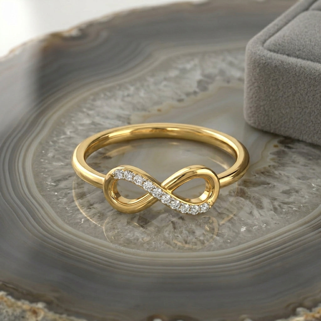 Infinity Spark Diamond Ring
