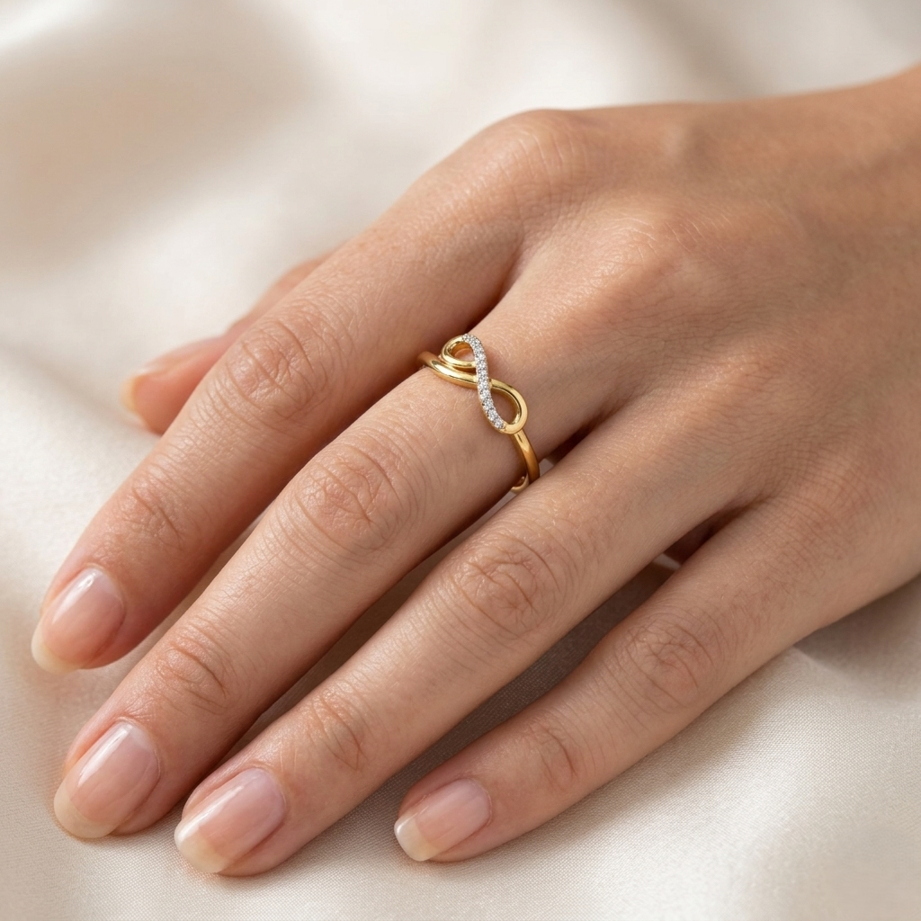 Infinity Spark Diamond Ring