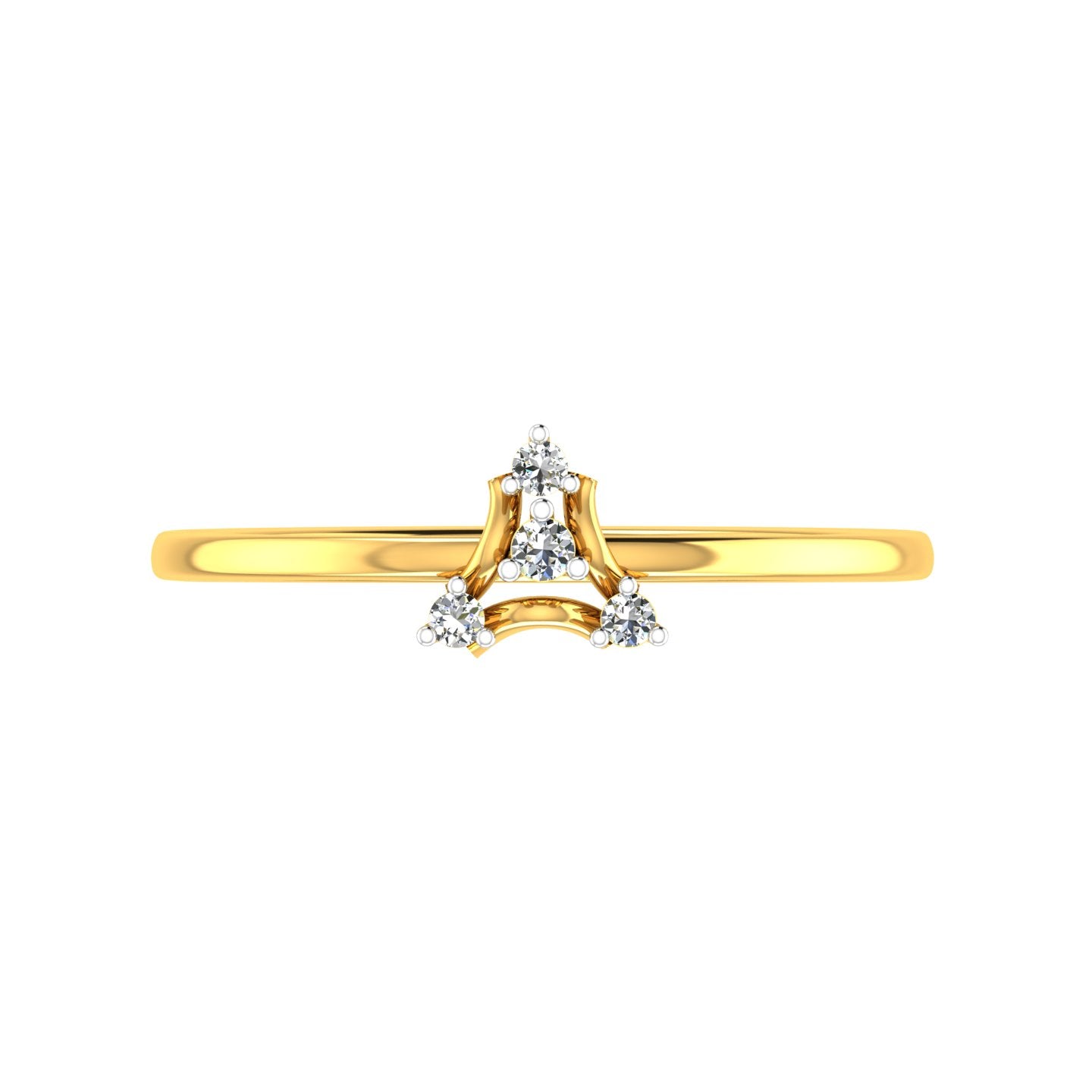Dainty Marquise Crown Minimalist Ring